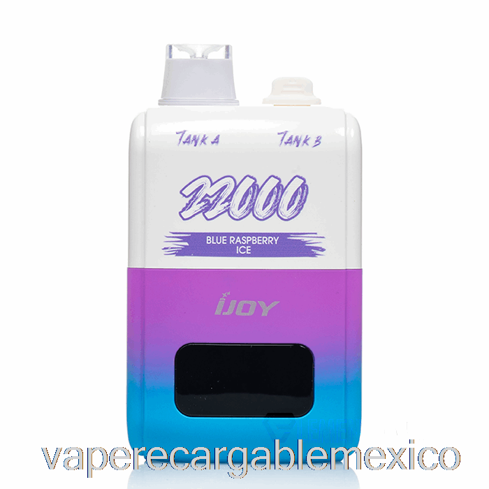 Vape Recargable Ijoy Sd22000 Desechable Azul Frambuesa Hielo